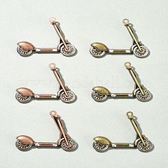 6 pièces 2 couleurs pendentifs en alliage de style tibétain&nbsp;FIND-FS0002-58
