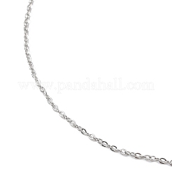 Collier chaîne en acier inoxydable 304 pour hommes et femmes&nbsp;X-NJEW-M200-14P
