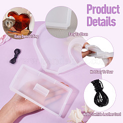 1 Set Silikonformen für Herz-Fotorahmen&nbsp;DIY-TA0014-77