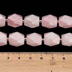 Natürlichen Rosenquarz Perlen Stränge&nbsp;G-Q608-11N