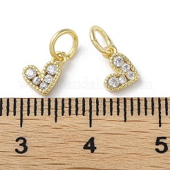 Cremagliera placcatura micro ottone spianare pendenti zirconi&nbsp;KK-P245-02G