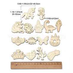 Découpes de bois non finies&nbsp;WOOD-CJC0001-17