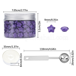Kits de particules de cire à cacheter pour tampon de sceau rétro&nbsp;DIY-CP0003-54M