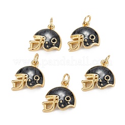 Messing Emaille Anhänger / charms&nbsp;X-KK-C223-08G