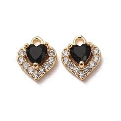 Ciondoli in ottone con micro pavé di zirconi per San Valentino&nbsp;CU-K002-38G-M