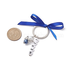 Engel Glasperlen & Acrylperlen Charms Schlüsselanhänger&nbsp;KEYC-PH01054-05A