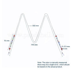 Catene per occhiali in acciaio inossidabile chirurgico 316&nbsp;AJEW-EH00005-03