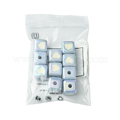 10 pz perle di smalto acrilico opaco&nbsp;ACRC-FS0001-02A