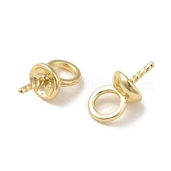 Fianzas de tapa de cuentas de latón&nbsp;KK-G499-09A-G