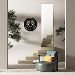 Colgante de pared de hierro decorativo&nbsp;HJEW-WH0020-041