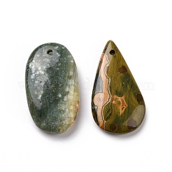 Natur Ozean Jaspis Anhänger&nbsp;G-G694-M-06