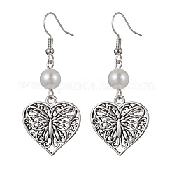 Set di gioielli a forma di cuore in lega di stile tibetano&nbsp;SJEW-JS01287