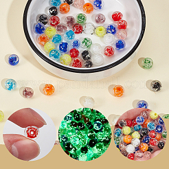 120pcs perles lumineuses au chalumeau faites à la main&nbsp;LAMP-PA0001-60B