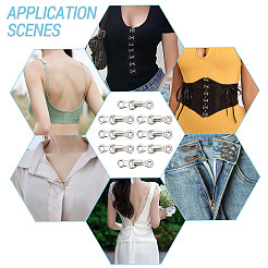 Gancio per jeans regolabile in lega e gancio ad occhiello&nbsp;FIND-TAC0017-84P