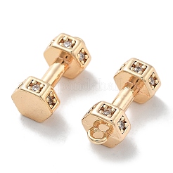 Pendentifs en laiton zircon cubique transparent&nbsp;KK-M102-46G