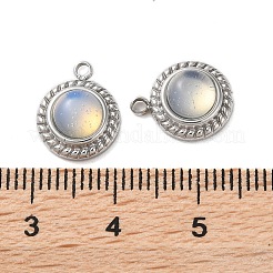 Opalit halbrunde Charms&nbsp;STAS-L022-399P-03