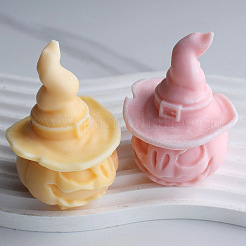 Stampo in silicone per candela aromaterapia a forma di cappello a testa di zucca&nbsp;PW-WG18A49-01