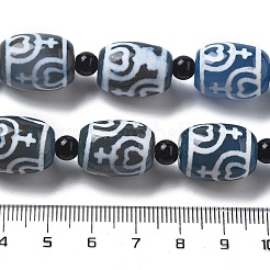 Stile tibetano perline dzi fili&nbsp;G-NH0037-C06-02