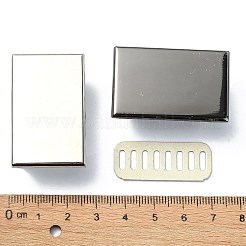 (Defekter Restposten: zerkratzt) Dekorative Taschenverschlüsse aus Zinklegierung&nbsp;PURS-XCP0001-06