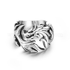 304 Edelstahl Fingerringe für Männer&nbsp;FS-WG003D1-04