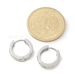 Pendientes de aro de acero inoxidable 304 para mujer&nbsp;EJEW-C096-56P