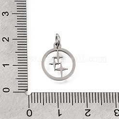 Anhänger aus 304 Edelstahl&nbsp;SA-CBA4CE0-13P