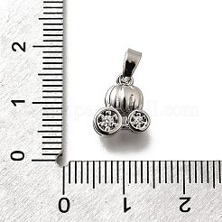 Ottone micro spianare fascino zirconi&nbsp;KK-P295-23P