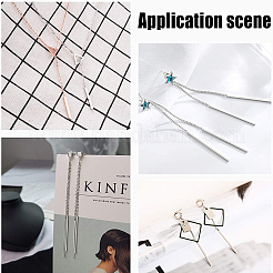 Kit de diy para hacer pendientes colgantes con barra vertical&nbsp;DIY-UN0003-04