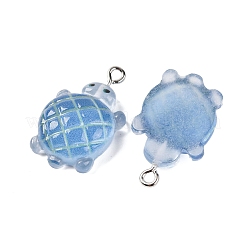 Pendenti in resina opaca e luminosa con colori sfumati&nbsp;RESI-S011-01A