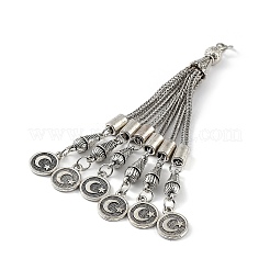 Grandi pendenti della nappa della catena del cordolo della lega di stile tibetano&nbsp;FIND-K013-01AS-04