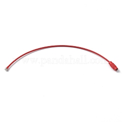 Backfarbe Edelstahl-Kabel-Draht-Schlüsselanhänger&nbsp;AJEW-WH0413-15G