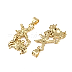 Messing Anhänger & Charms&nbsp;X-KK-I358-057G-01