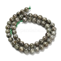 Natürliche grüne Zyanitperlenstränge&nbsp;G-H335-B05-8mm
