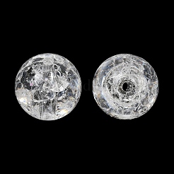 Transparente Acrylperlen mit Crackle-Effekt&nbsp;AC-CBA7340-06