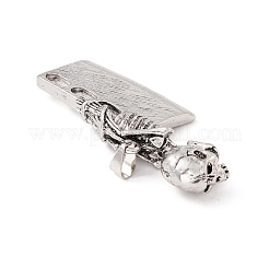 Tibetischer stil Aluminium Anhänger & Charms&nbsp;FIND-C008-13AS