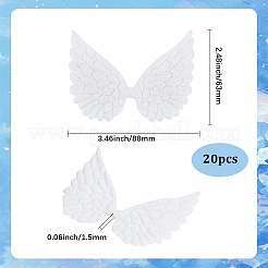 20 Stück Stoff- und Glitzerpuder-Aufnäher zum Aufbügeln oder Aufnähen&nbsp;DIY-GF0014-66