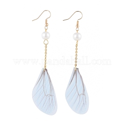 Perle en verre Boucles d'oreille&nbsp;EJEW-JE03995-M