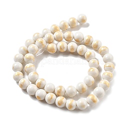 Chapelets de perles en jade Mashan naturel&nbsp;G-A255-A01-01I