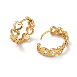Orecchini a cerchio in ottone&nbsp;EJEW-O003-03B-G