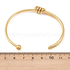 304 Edelstahl-Armreife für Damen&nbsp;BJEW-C129-06G