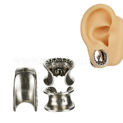 Tunnel auricolari in ottone e lega a forma di U&nbsp;FS-WG0A997-02
