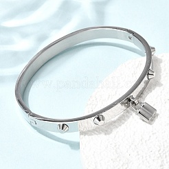 Bracelets à breloques en acier inoxydable 304&nbsp;BJEW-H644-12P