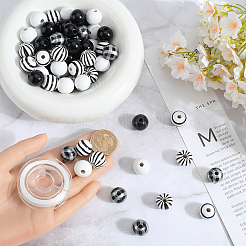 DIY-Sets zur Schmuckherstellung von Armbändern aus runden Holzperlen&nbsp;DIY-SP0001-45A