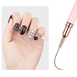 5 pinceau à ongles en plastique&nbsp;AJEW-WH20816-069A
