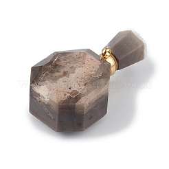Galvanisierte Anhänger aus natürlichem Druzy-Achat&nbsp;G-L524-10G-03