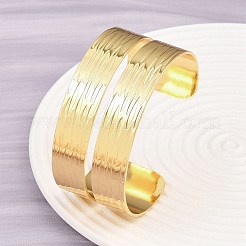 Bracelets manchettes en acier inoxydable 304 pour femmes&nbsp;BJEW-P363-11G