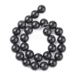 Natürlichen Obsidian Perlen Stränge&nbsp;X-G-G099-14mm-24