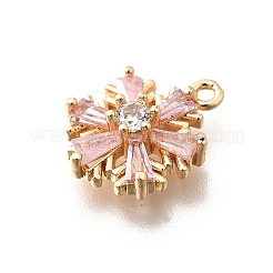 Weihnachten Messing Micro Pave Zirkonia Charms&nbsp;KK-M318-35G-02