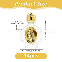 14 Stück leere Weihwasserflaschen aus Glas für religiöse Zwecke&nbsp;CON-DC0001-23A