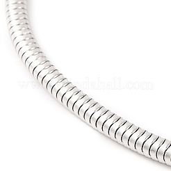 Bracelets à chaîne serpent ronde en acier inoxydable 304 résistant au ternissement avec fermoirs&nbsp;BJEW-F472-01P-04